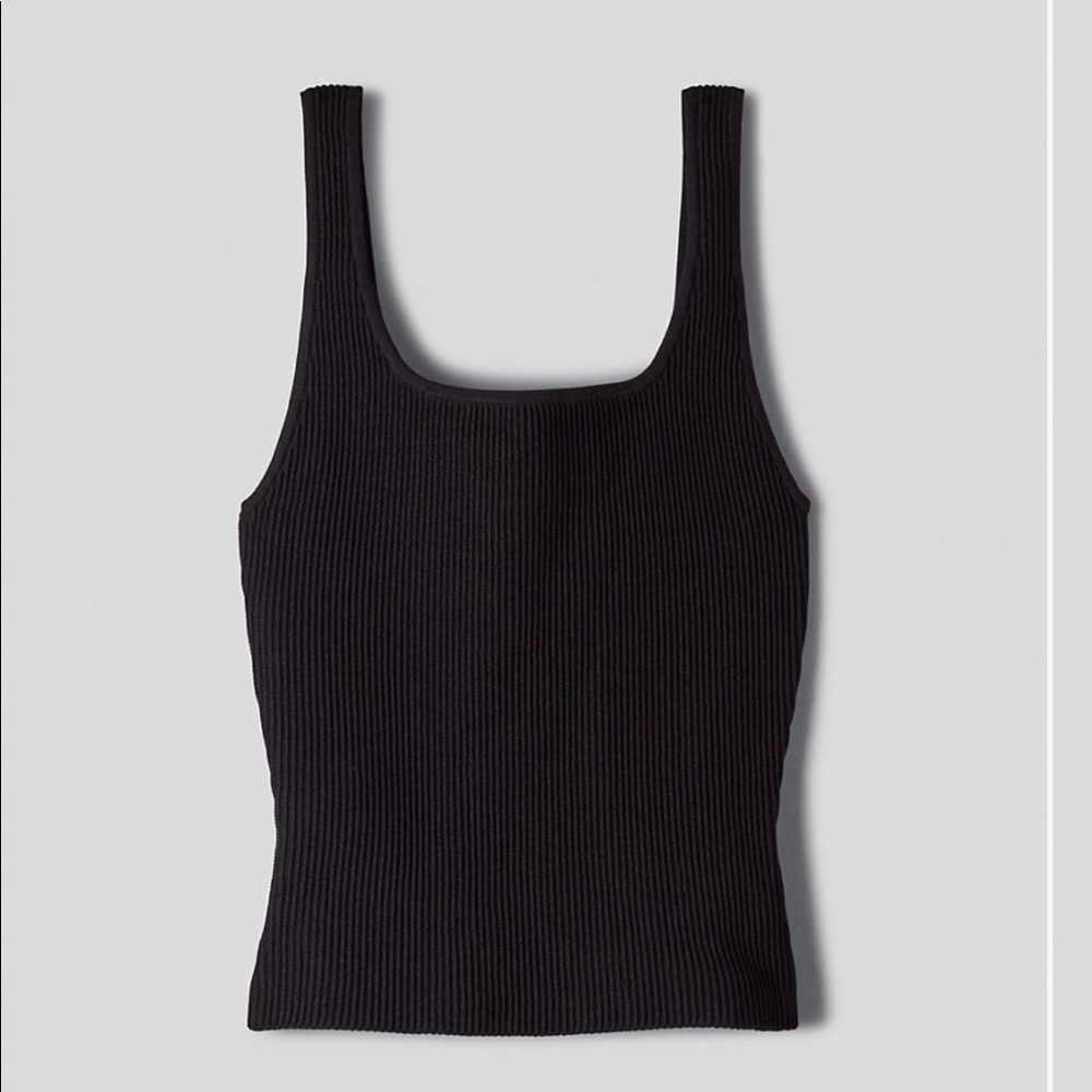 aritzia/babaton sculpt knit tank